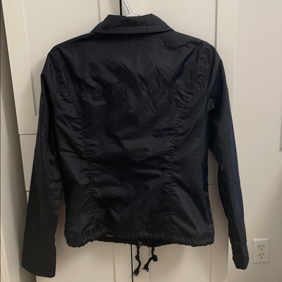 Hollister Navy Blue/Black Windbreaker Jacket - Picture 7 of 10